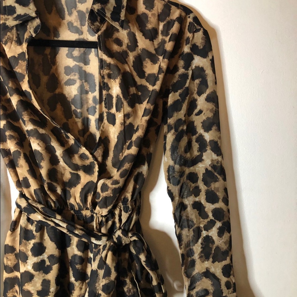 Leopard Print Mini Dress